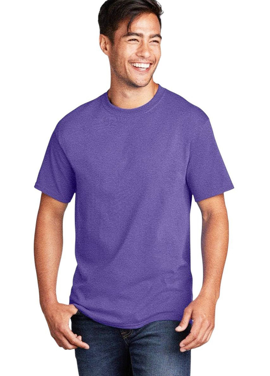 Светло-фиолетовая футболка Gildan