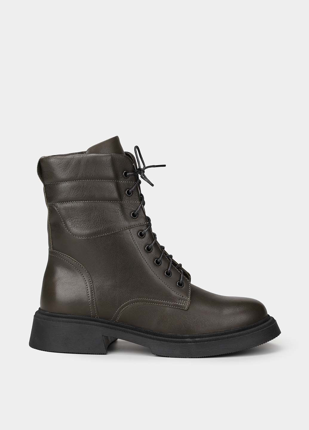 Осенние ботинки берцы Braska со шнуровкой