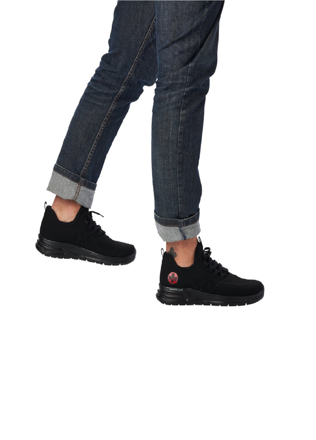 Чорні всесезон кросівки Rieker