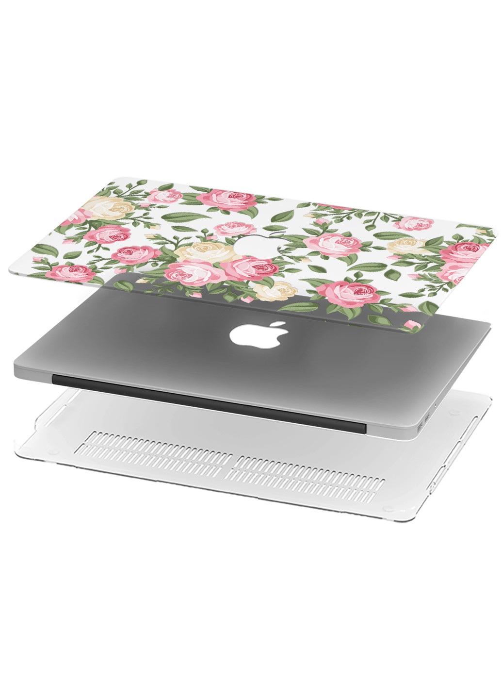 Чехол пластиковый для Apple MacBook Air 13 A1932 / A2179 / A2337 Цветы (Flowers) (9656-1914) MobiPrint (218528443)