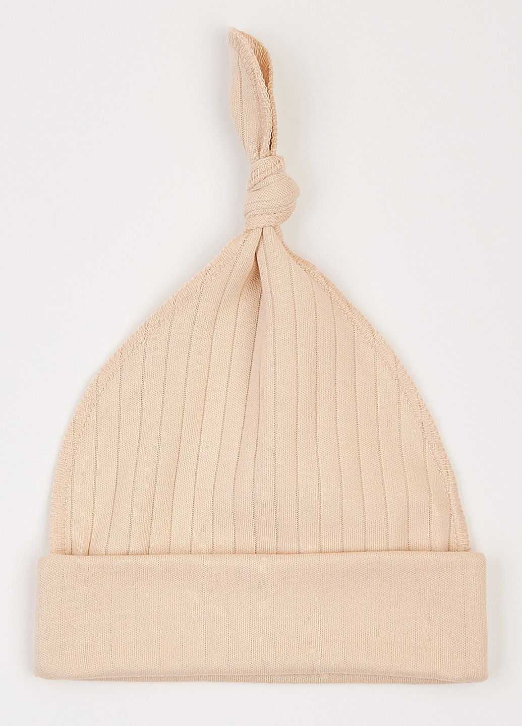 Бежевий демісезонний комплект (чоловічок, шапка) KRAKO