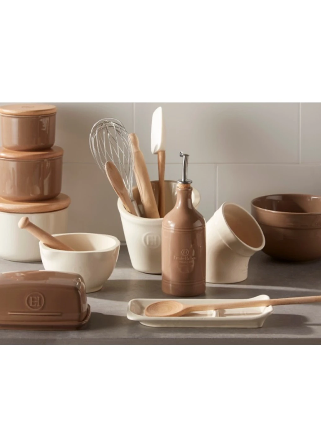 Рукав для солі KITCHEN TOOLS 0,35 л, бежевий Emile Henry (252788370)