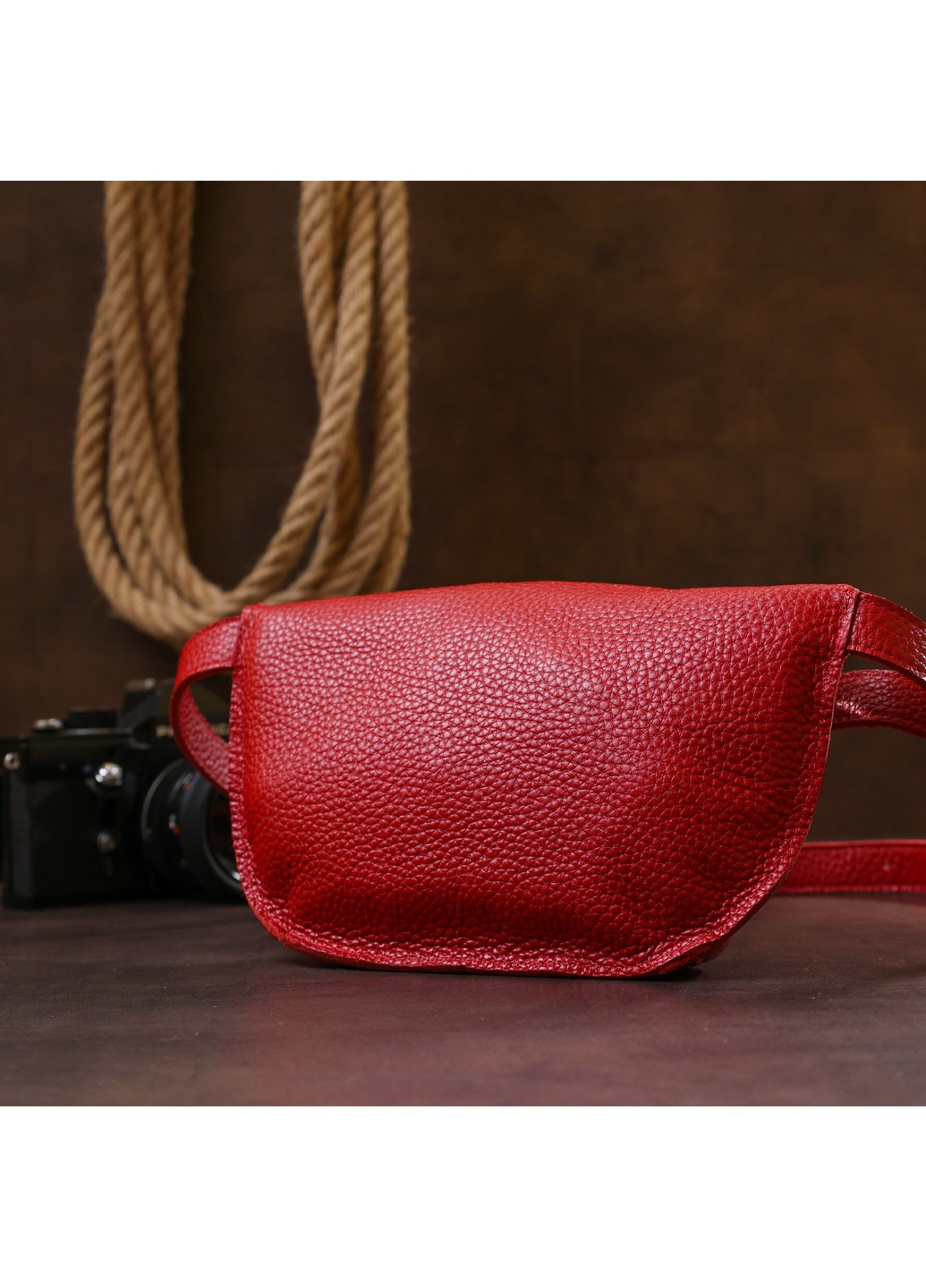 Кожаная сумка на пояс 23х12,5х6 см Shvigel (253660306)