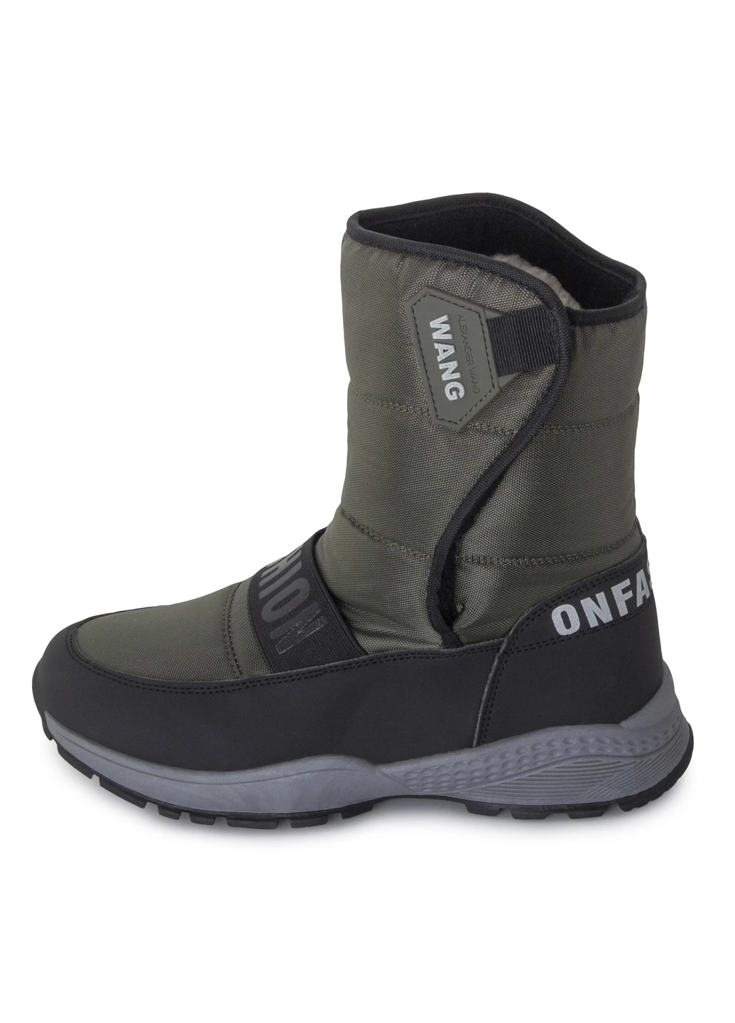 Зеленые кэжуал зимние ботинки Lilin Shoes