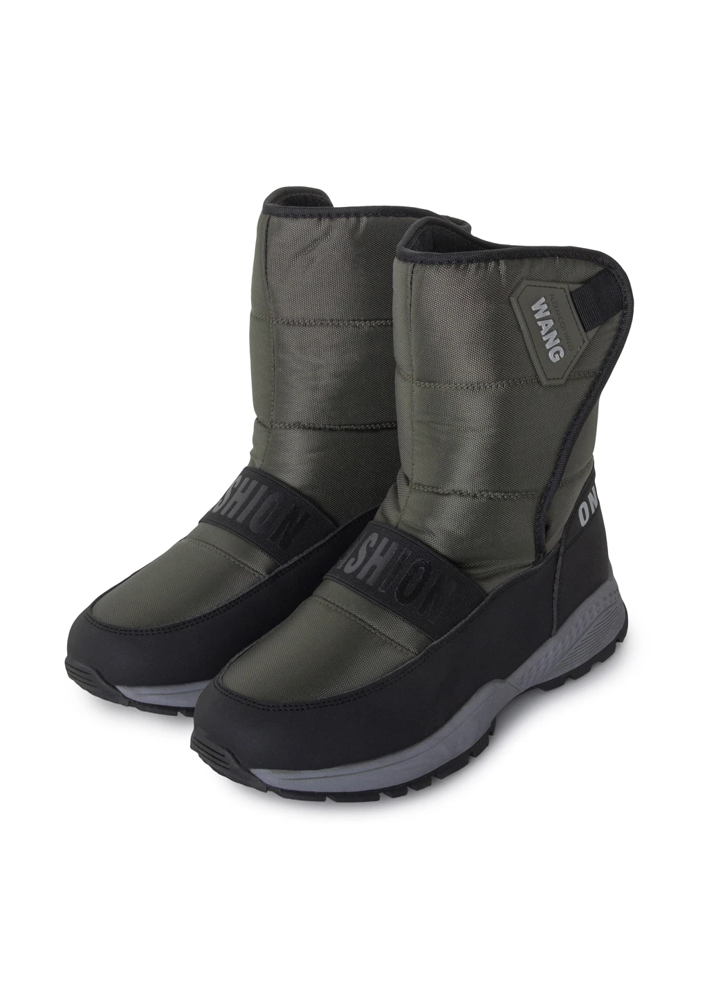 Зеленые кэжуал зимние ботинки Lilin Shoes