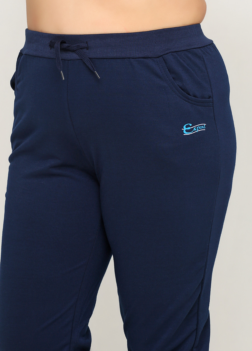Темно-синие спортивные демисезонные брюки Dunauone