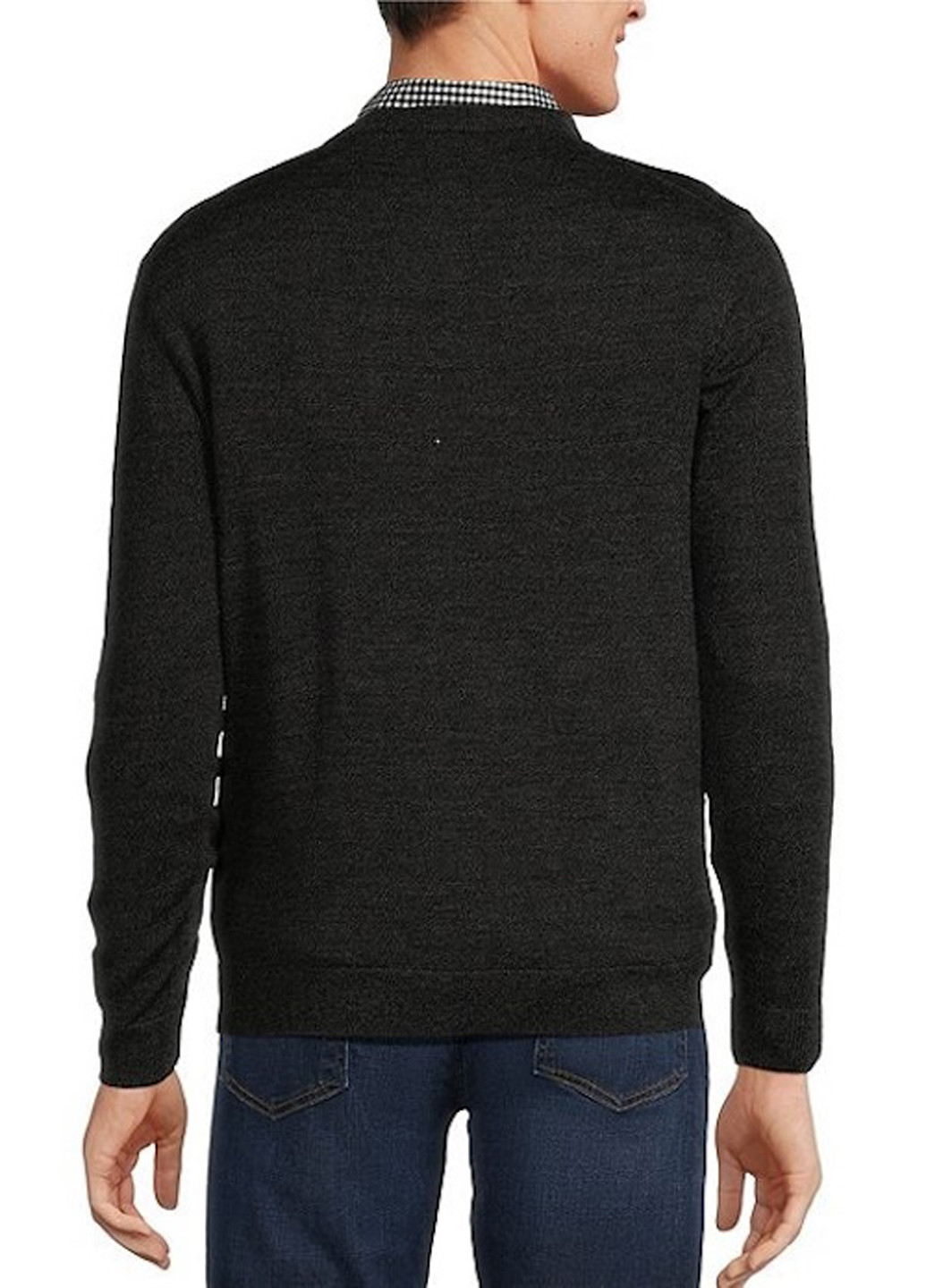 Черный демисезонный пуловер пуловер Hart Schaffner Marx