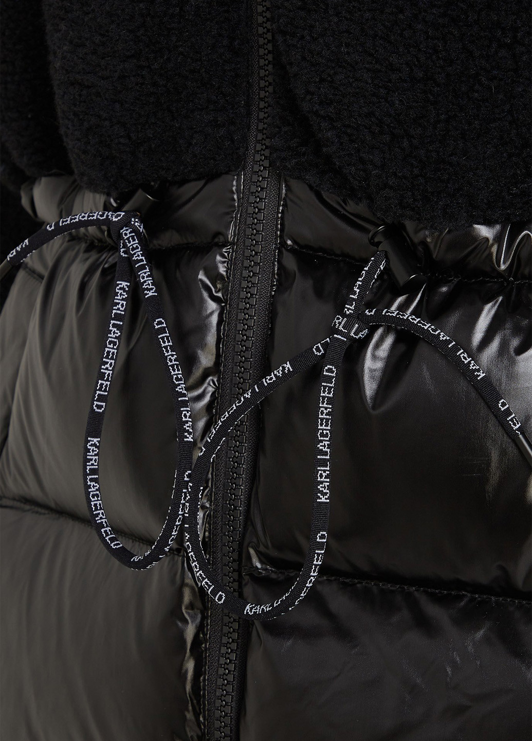 Чорна зимня куртка Karl Lagerfeld
