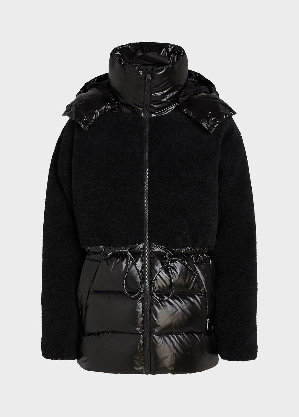 Чорна зимня куртка Karl Lagerfeld