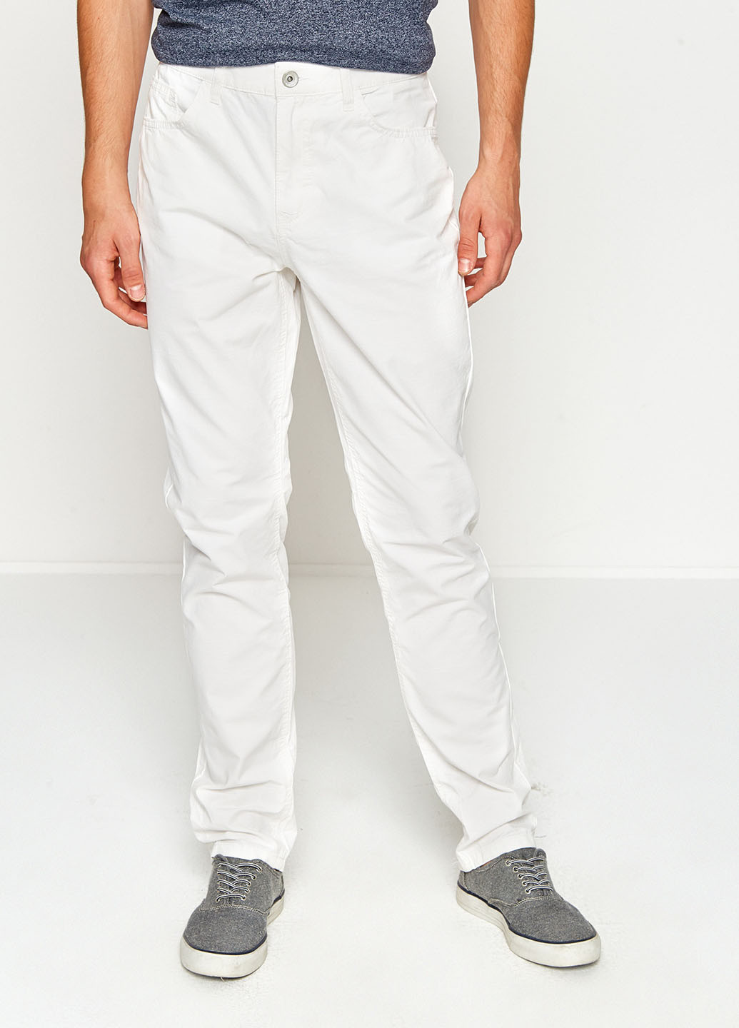Белые кэжуал летние чиносы брюки KOTON