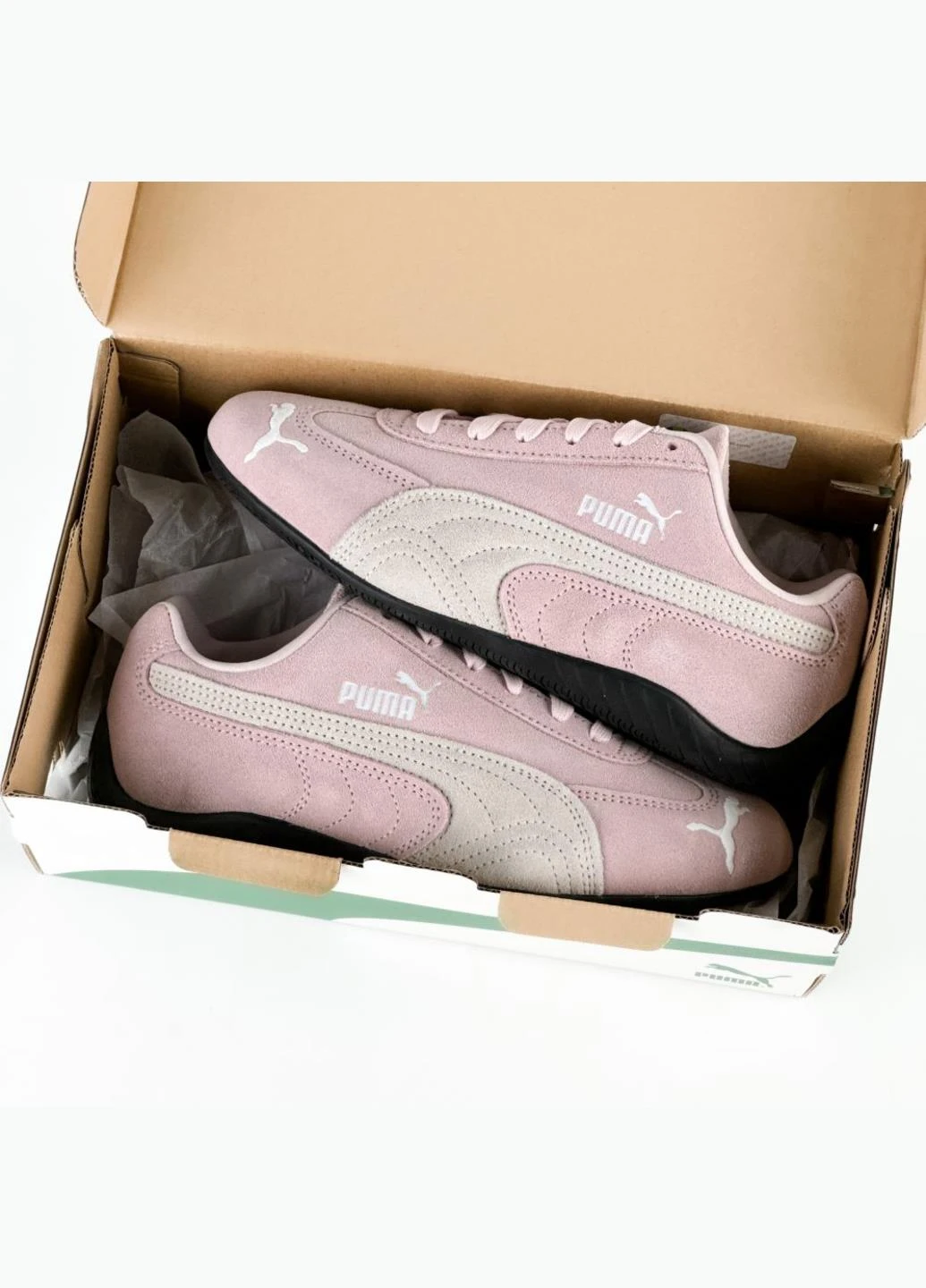 Кросівки 398846-04 Puma Speedcat OG Whisp of Pink White рожеві всесезони (341083573)