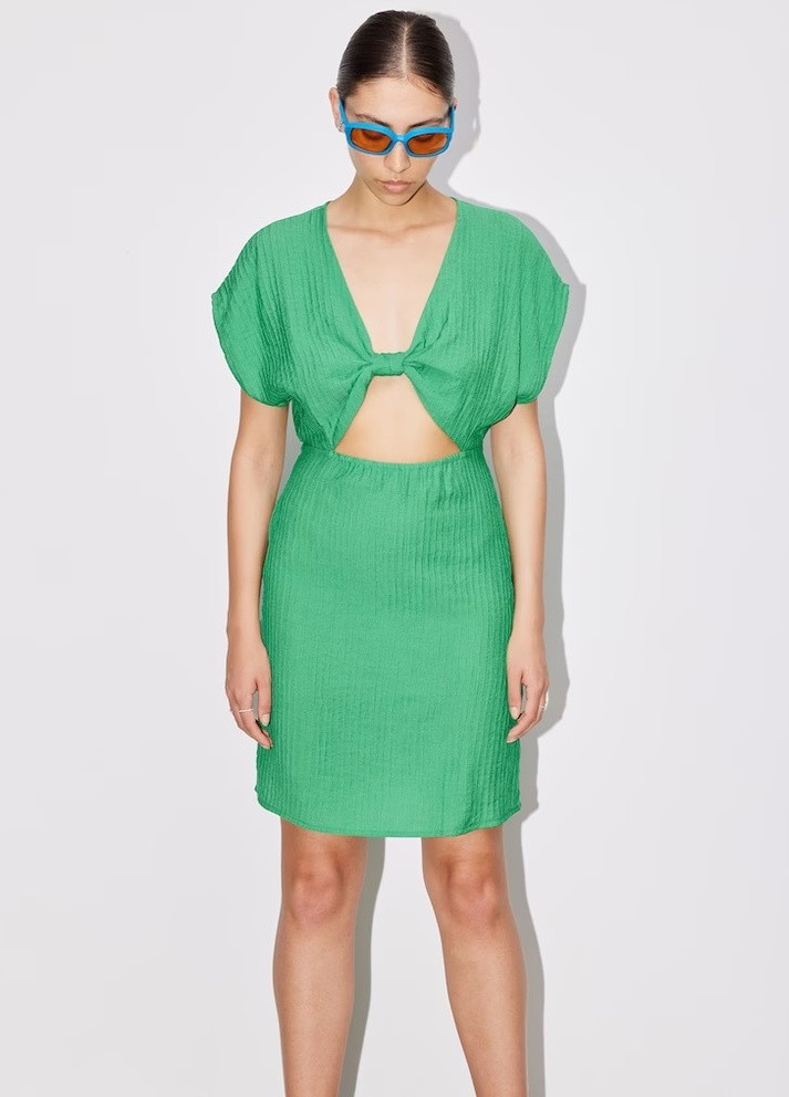Зеленое платье LeGer