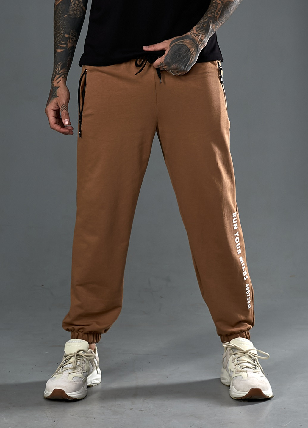 Бежевые демисезонные брюки Tailer