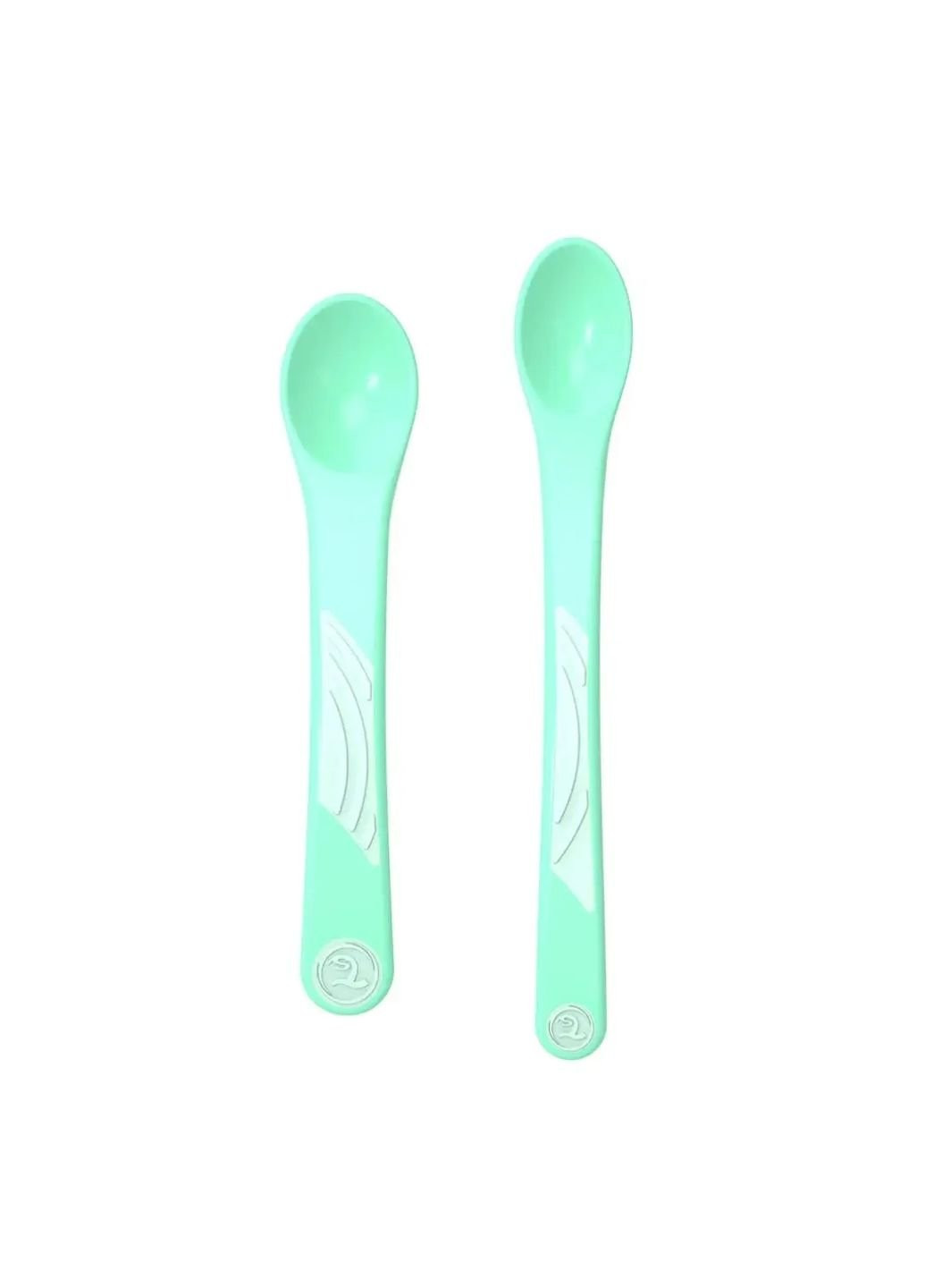 Набор детской посуды 4+ ложек 2 шт мятные Twistshake (252243100)