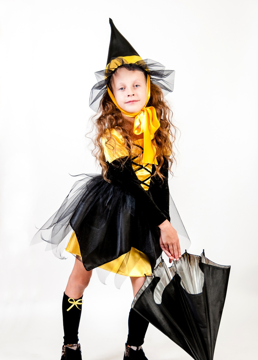 Маскарадный костюм Ведьмочка (желтая) DM SASHKA (247261658)