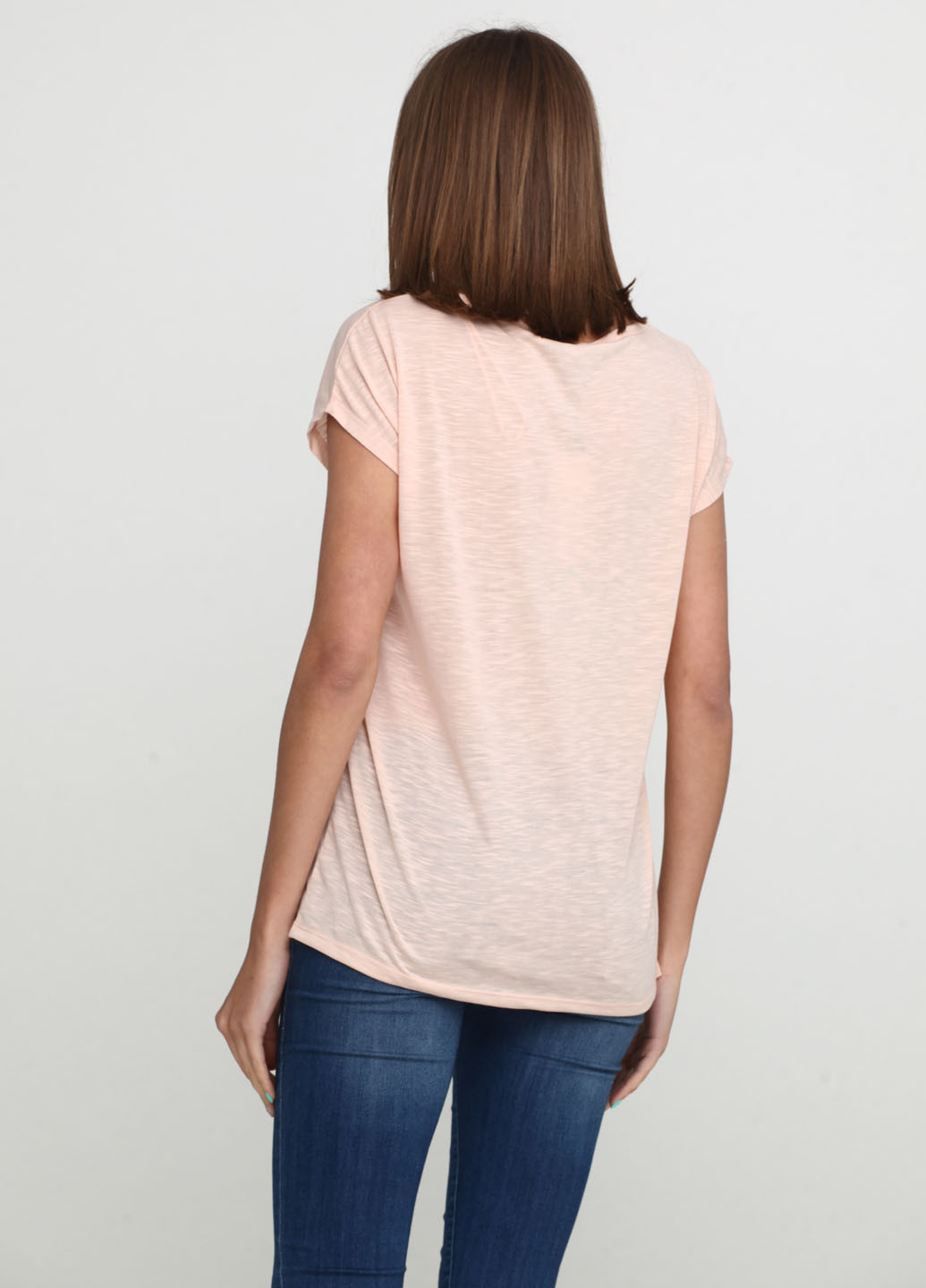 Светло-розовая летняя футболка Sirup