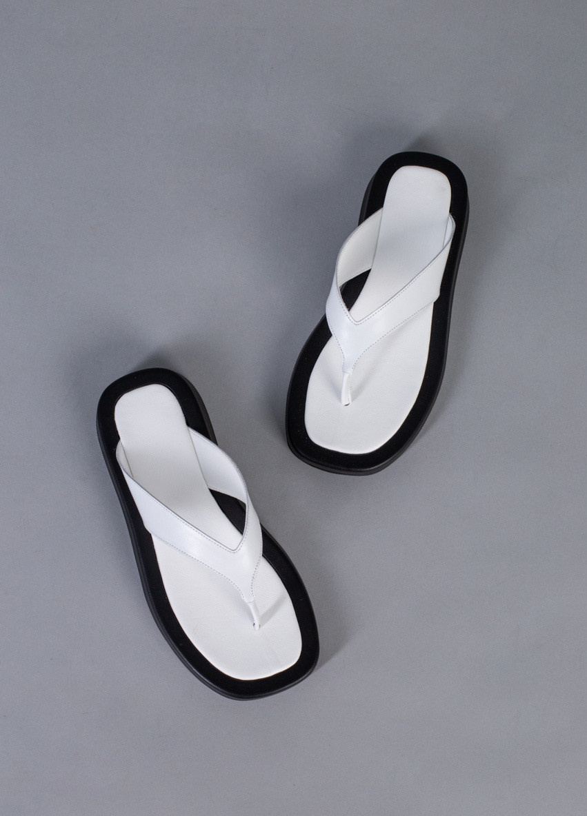Белые шлепанцы shoesband Brand
