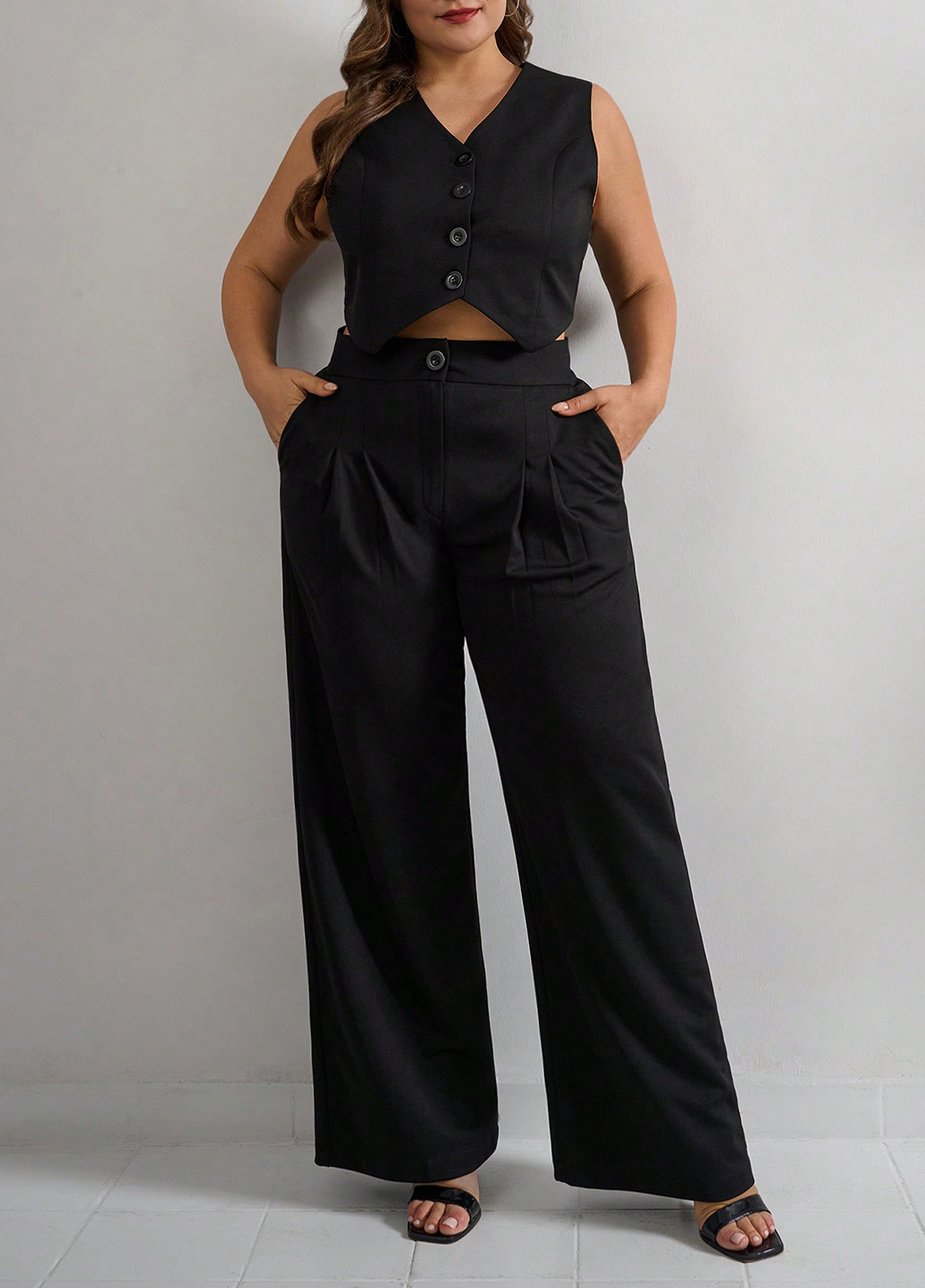 Костюм (жилет, штани) SHEIN (366090960)