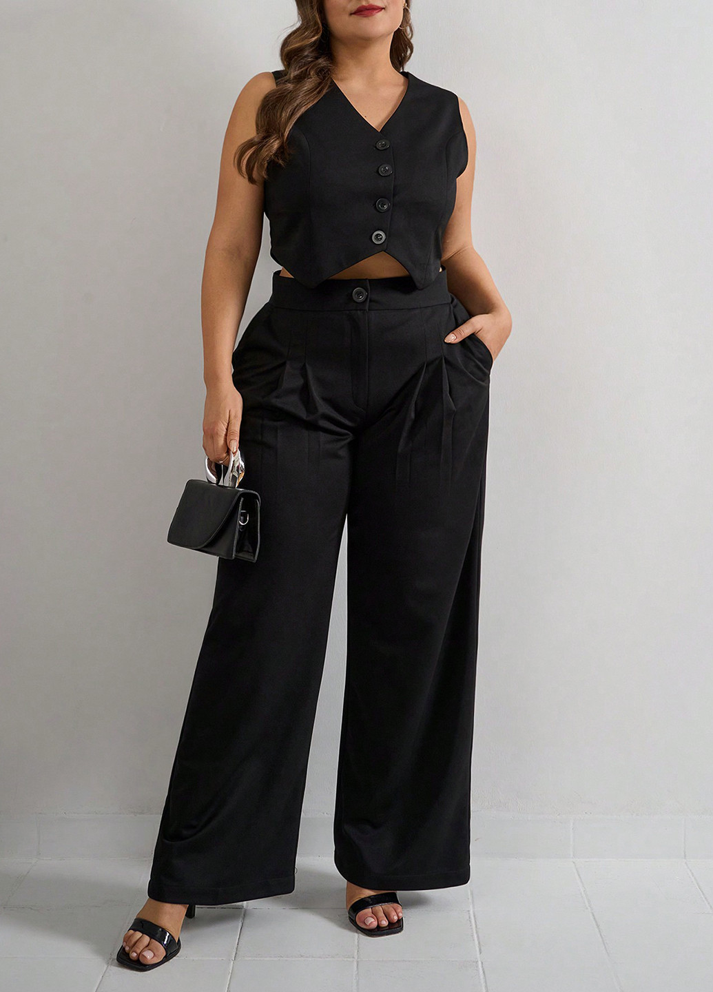 Костюм (жилет, штани) SHEIN (366090960)