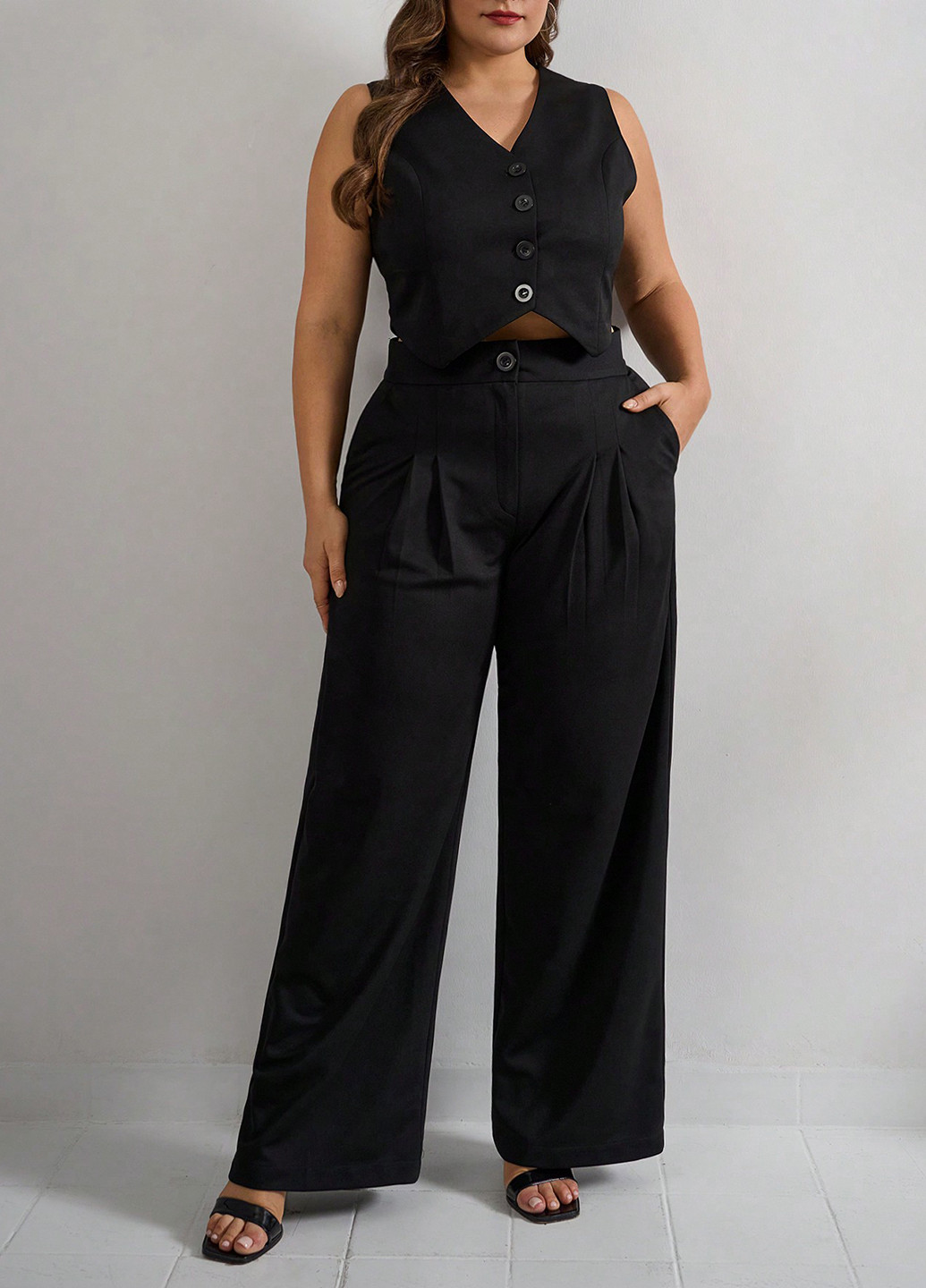 Костюм (жилет, штани) SHEIN (366090960)