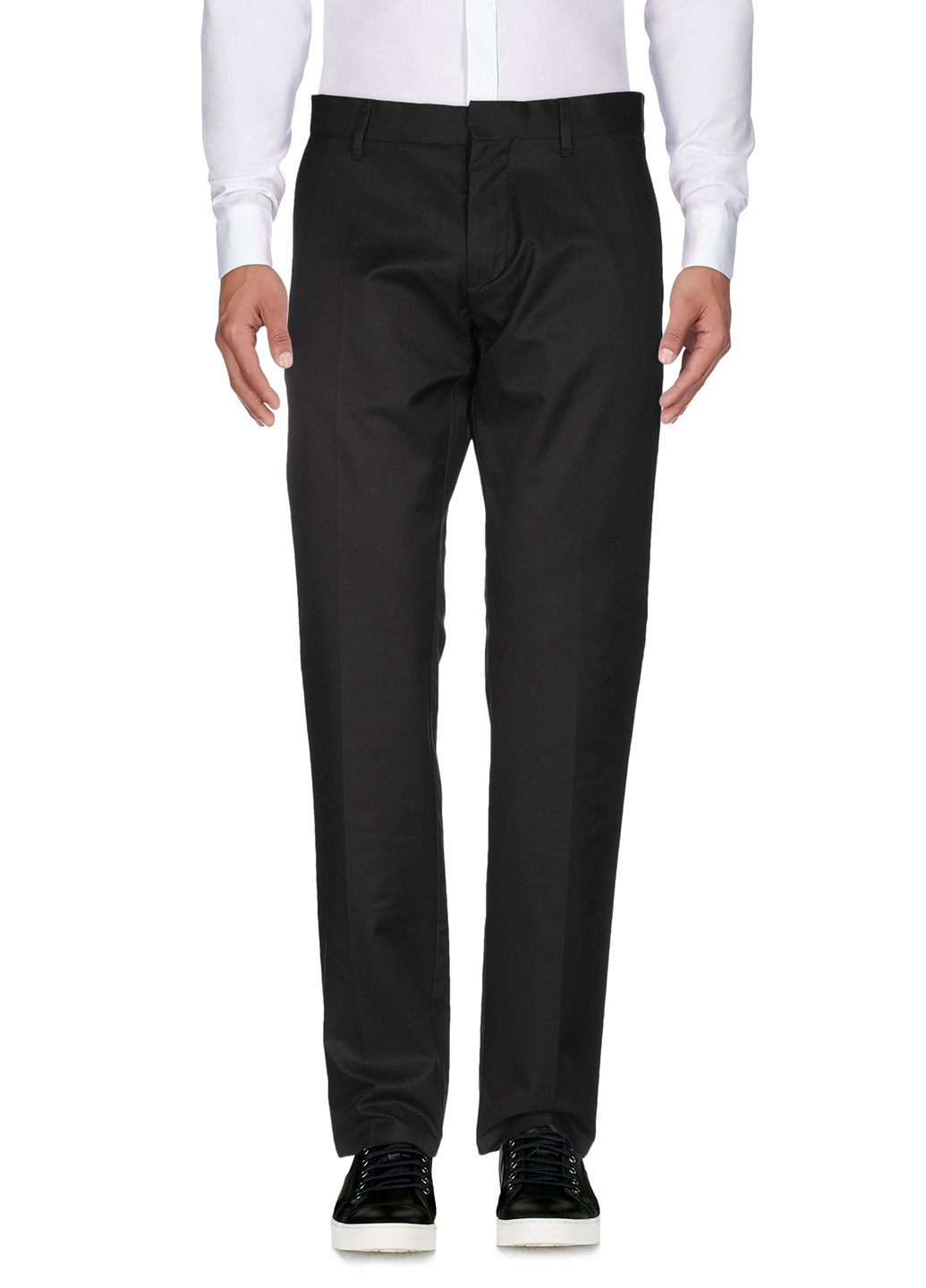 Черные классические демисезонные прямые брюки Antony Morato