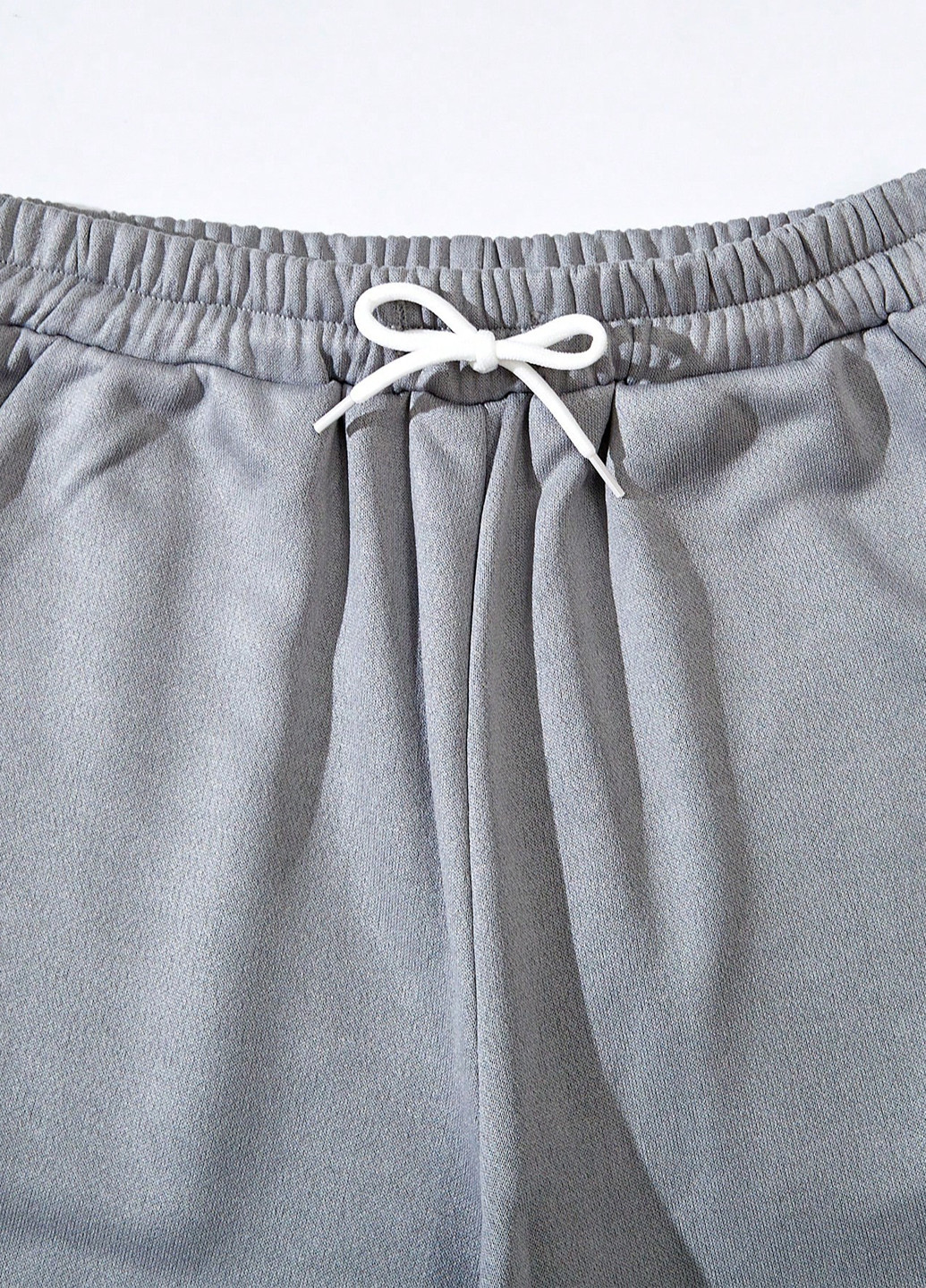 Серые кэжуал, спортивные демисезонные джоггеры брюки SHEIN