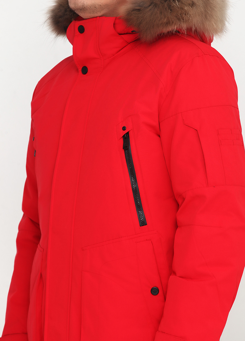 Червона зимня куртка SparkForce