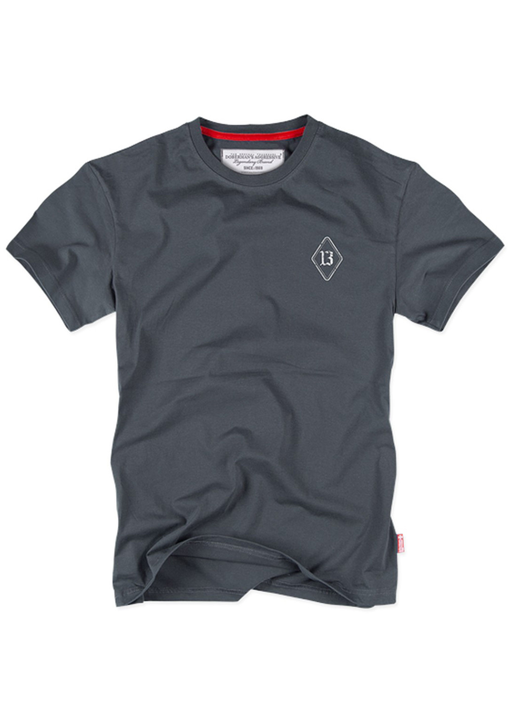 Серая футболка dobermans desth rider ts123sl Dobermans Aggressive