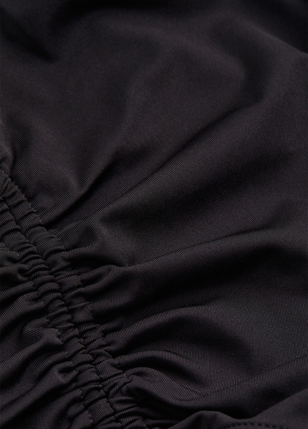 Черное кэжуал платье силуэтная H&M однотонное