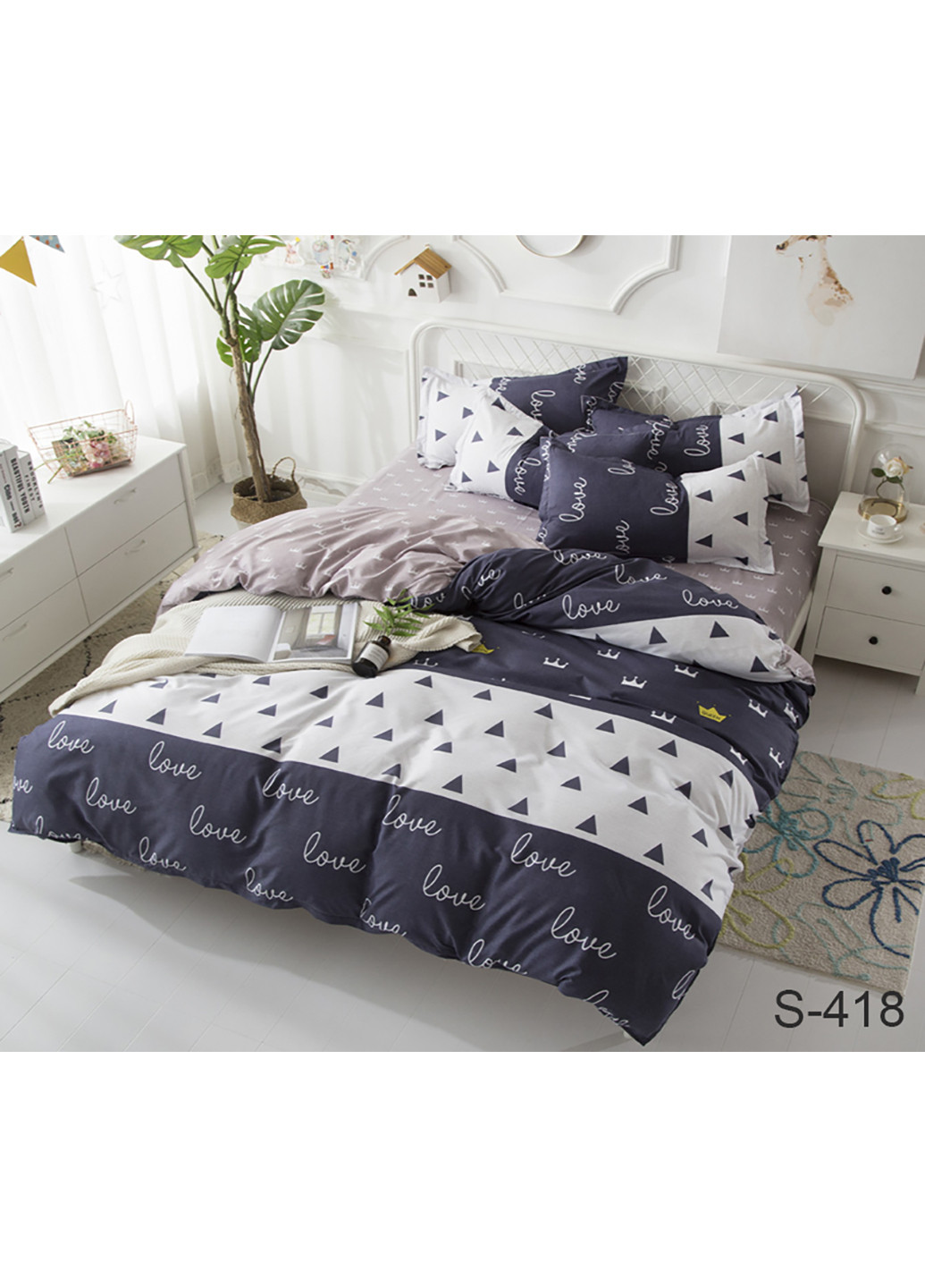 Комплект постельного белья с компаньоном King Size Tag (252313566)