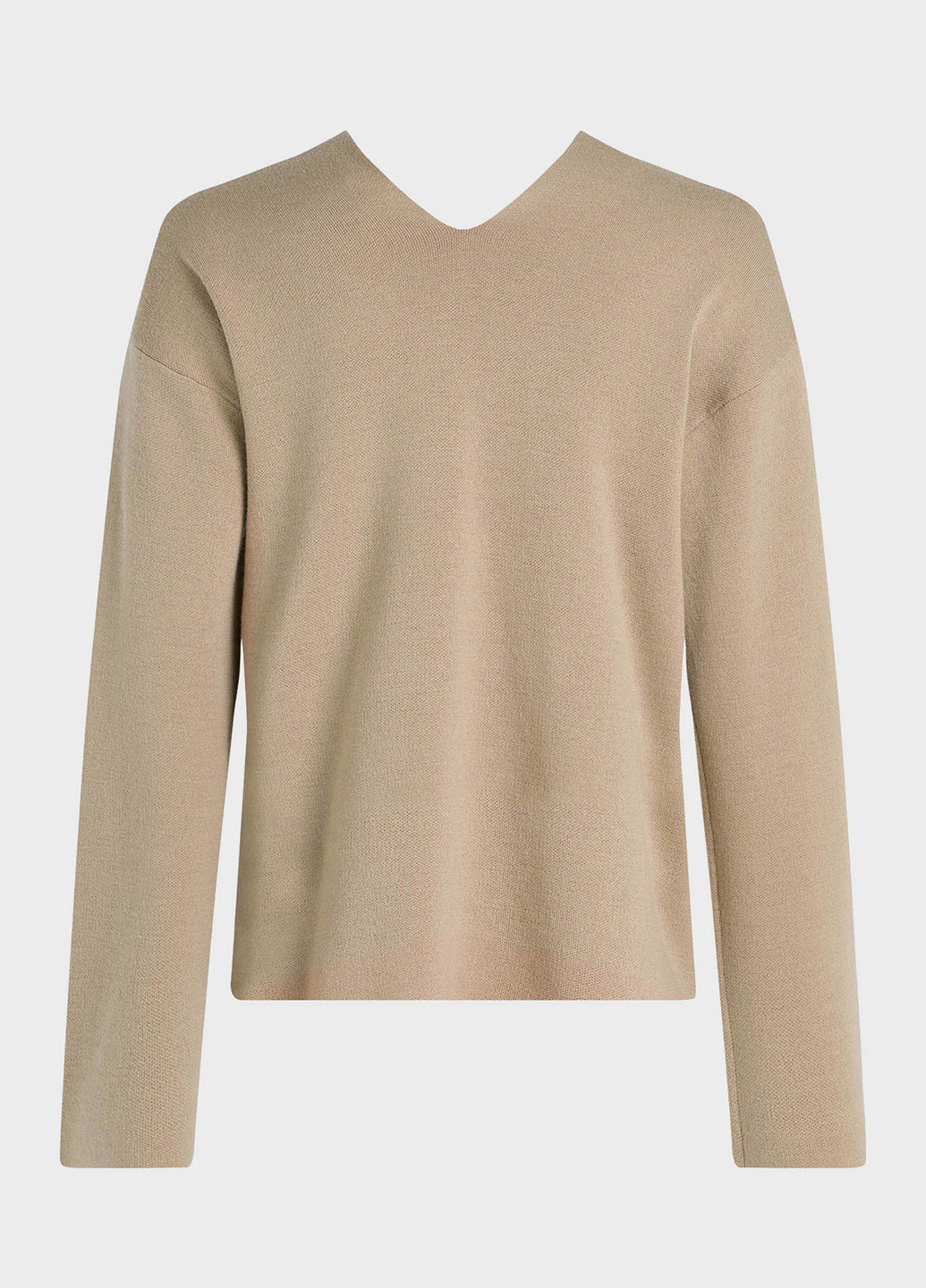 Бежевый зимний пуловер пуловер Calvin Klein