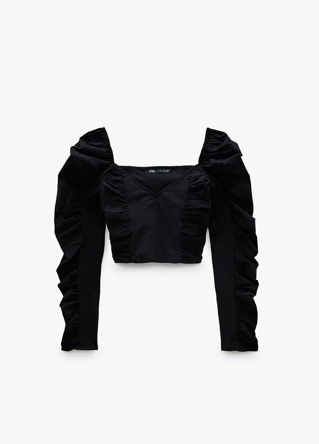 Чёрная блуза Zara