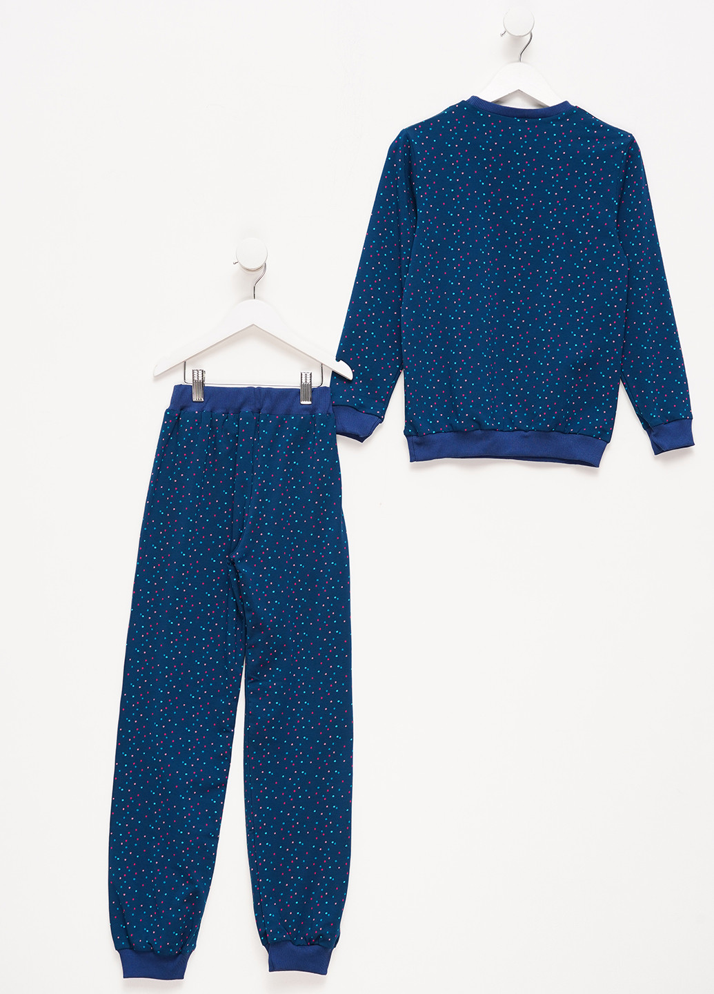Синяя зимняя пижама (свитшот, брюки) Malta