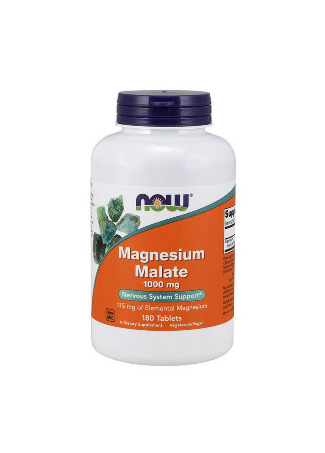 Магній малат Magnesium Malate (180 таб) нау фудс Now Foods (255407662)