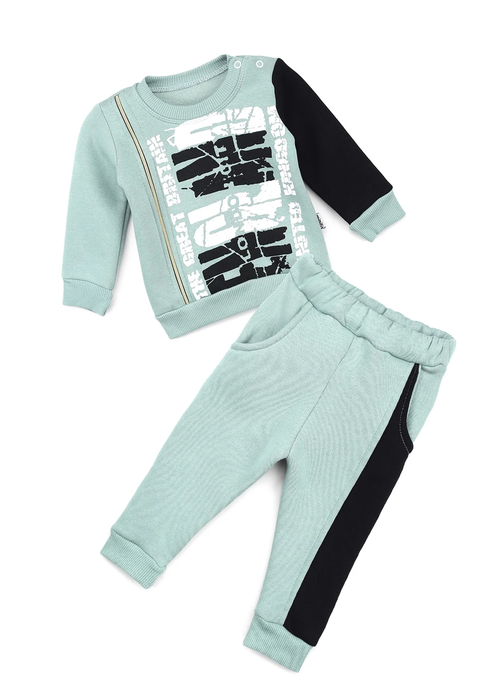 Оливковий зимній костюм малявка 22155 68 см оливковий (2000989194798) Mini papi