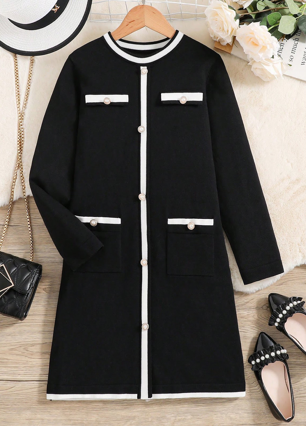 Чёрное платье SHEIN (329546522)