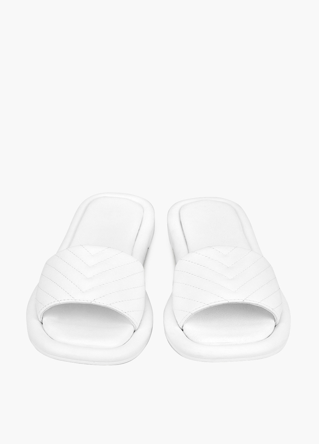 Белые шлепанцы Injers