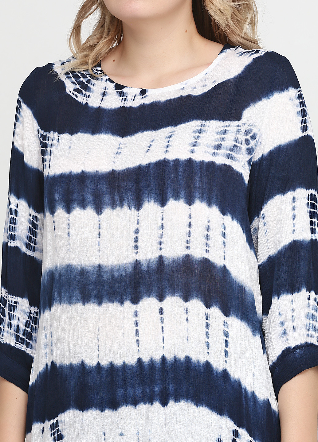 Голубая летняя блуза Marc Lauge