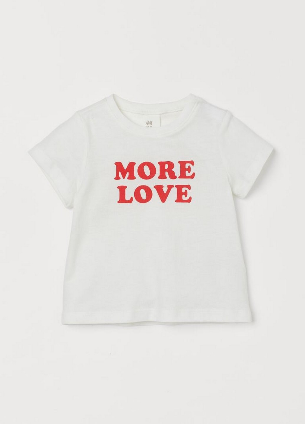 Молочна літня футболка H&M