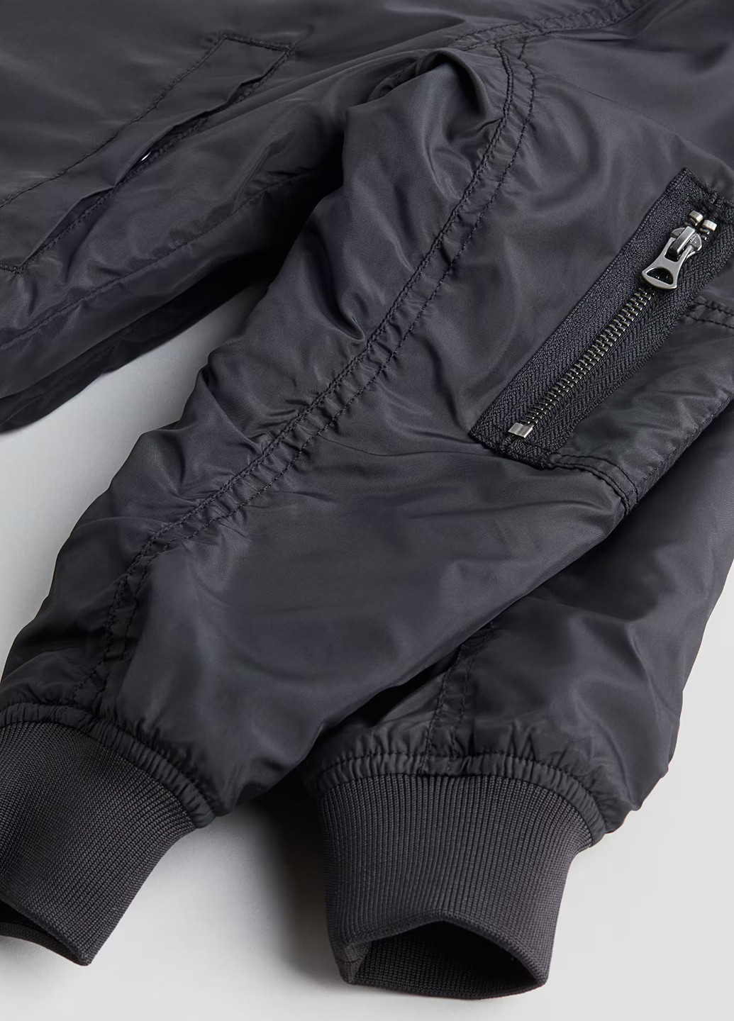 Бомбер H&M бейсбольний на блискавці (366117044)