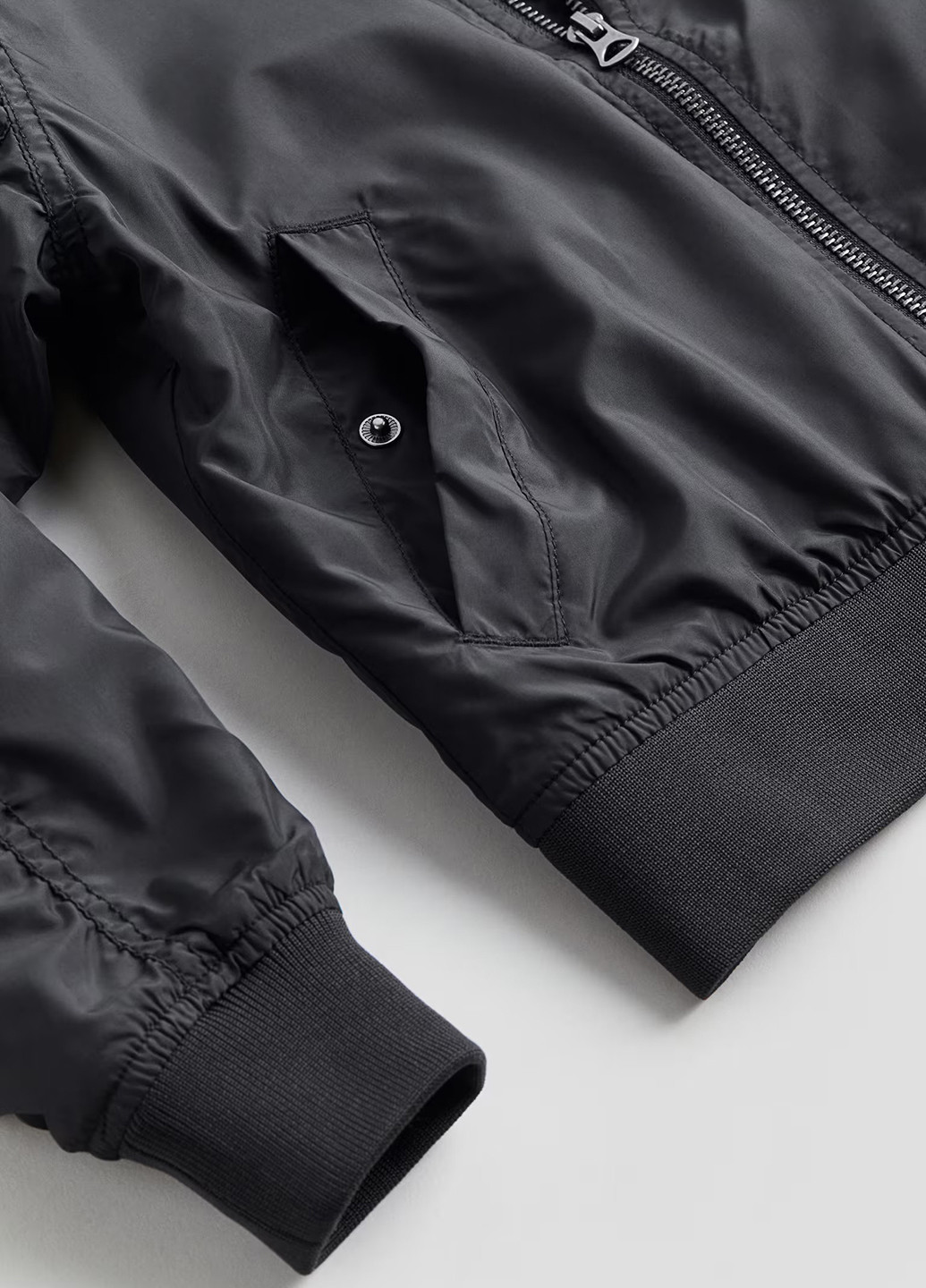 Бомбер H&M бейсбольний на блискавці (366117044)