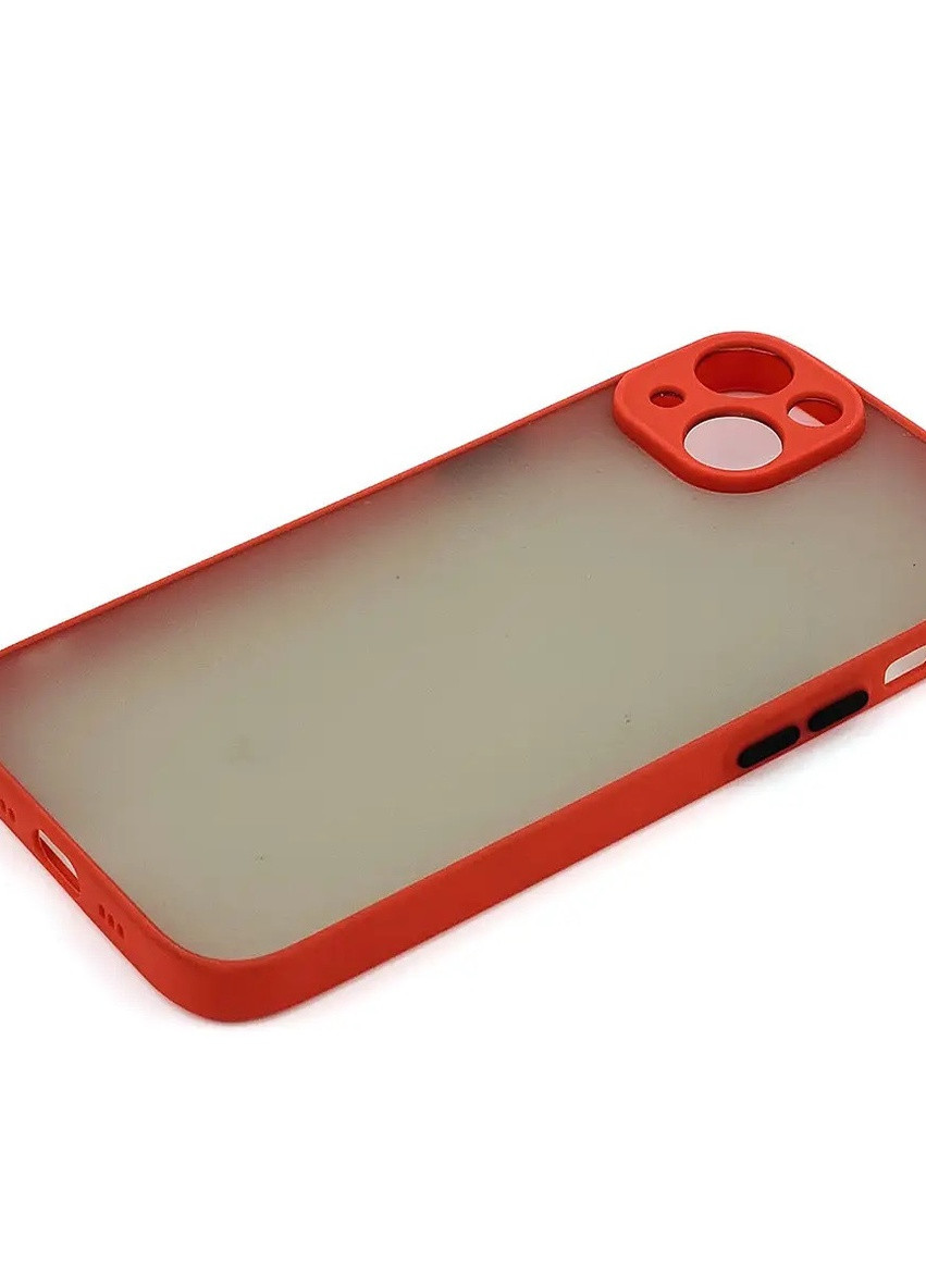 Силіконовий Чохол Накладка Avenger Totu Series Separate Camera iPhone 14 Red No Brand (254916490)