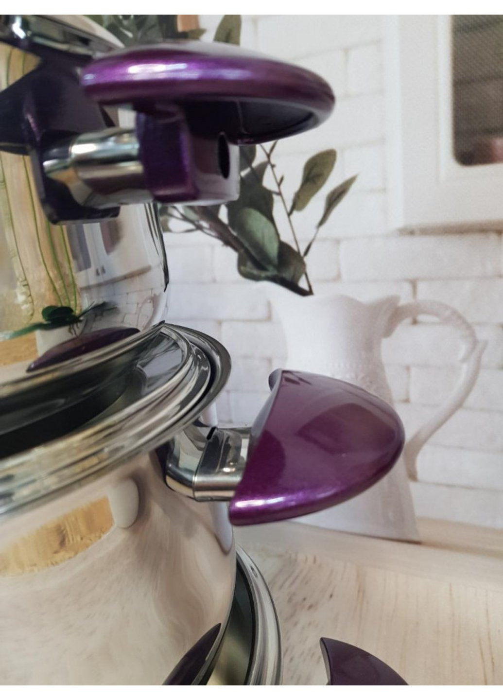 Набір посуду Yummy 1036-Purple 8 предметів OMS (254703695)