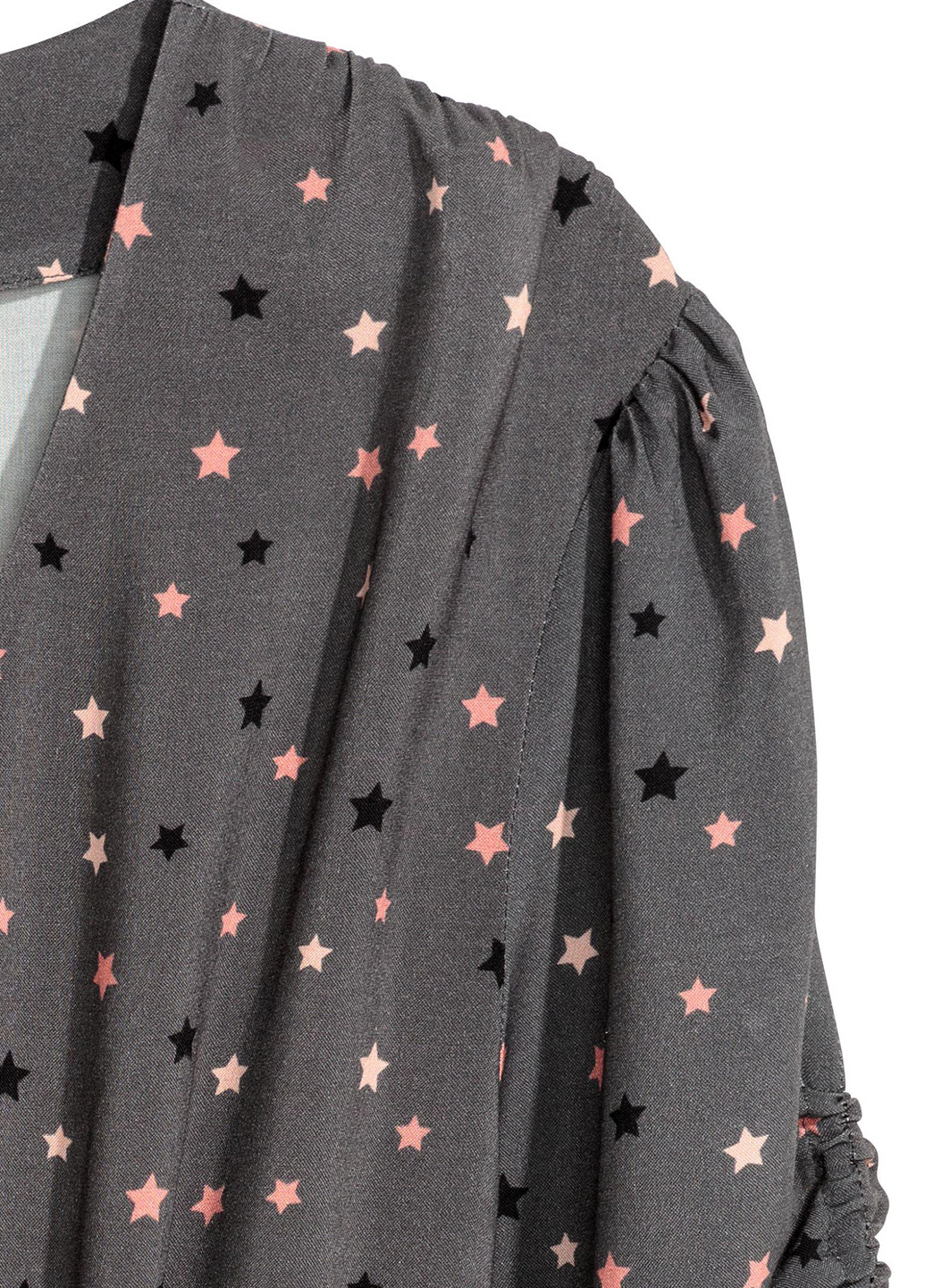 Темно-серое кэжуал сукня клеш H&M звезды