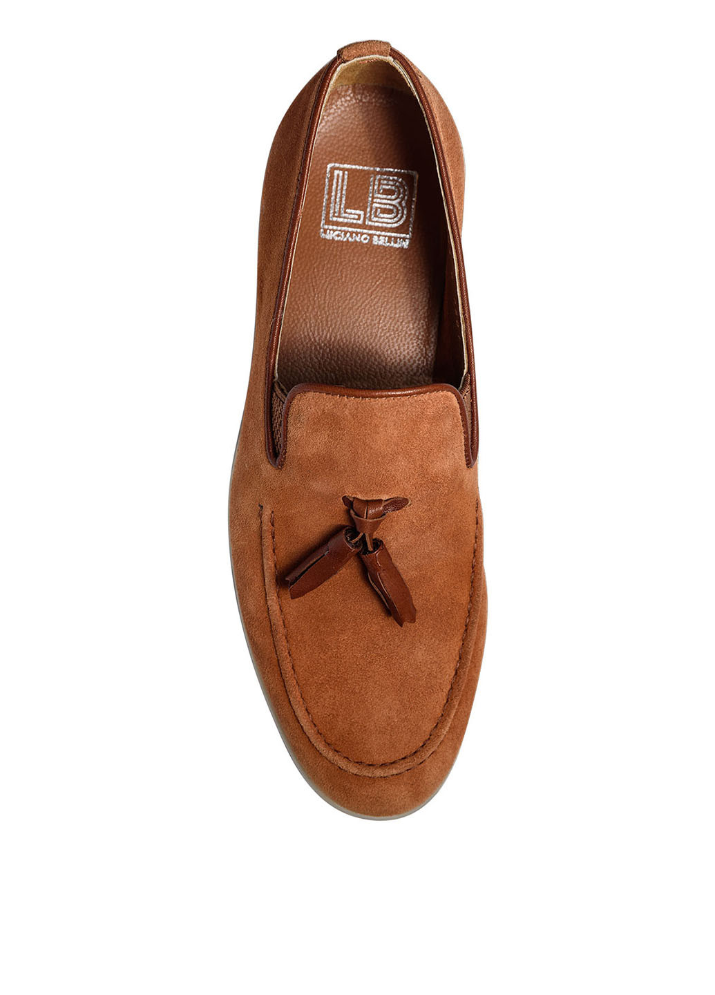 Светло-коричневые кэжуал туфли Luciano Bellini без шнурков