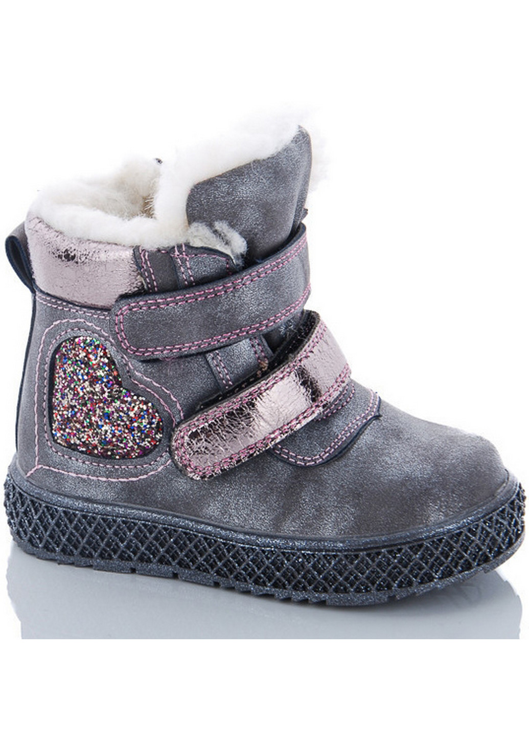 Темно-серые кэжуал осенние зимние ботинки с натуральной шерстью xt92-1q 28 асфальтовый Солнце
