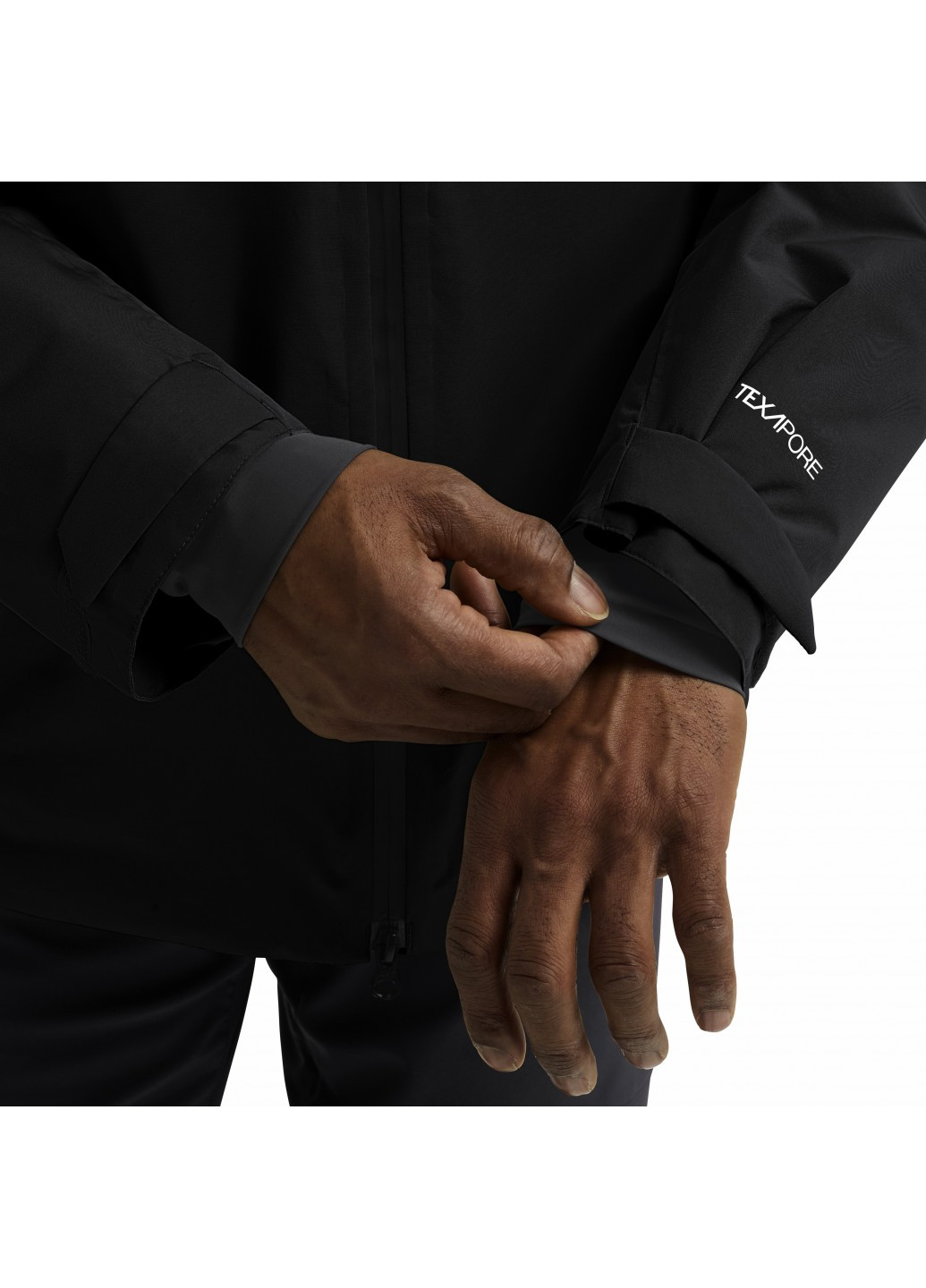 Чорний зимній Пуховик Jack Wolfskin