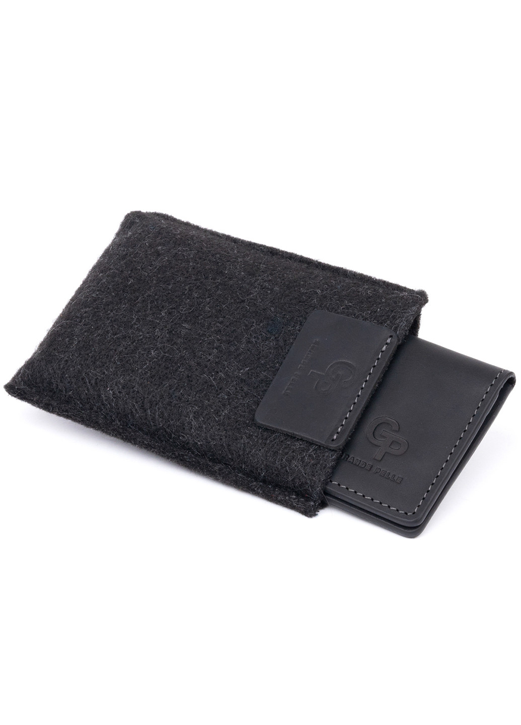 Шкіряна обкладинка на паспорт 9,7х7х0,5 см Grande Pelle (253491190)