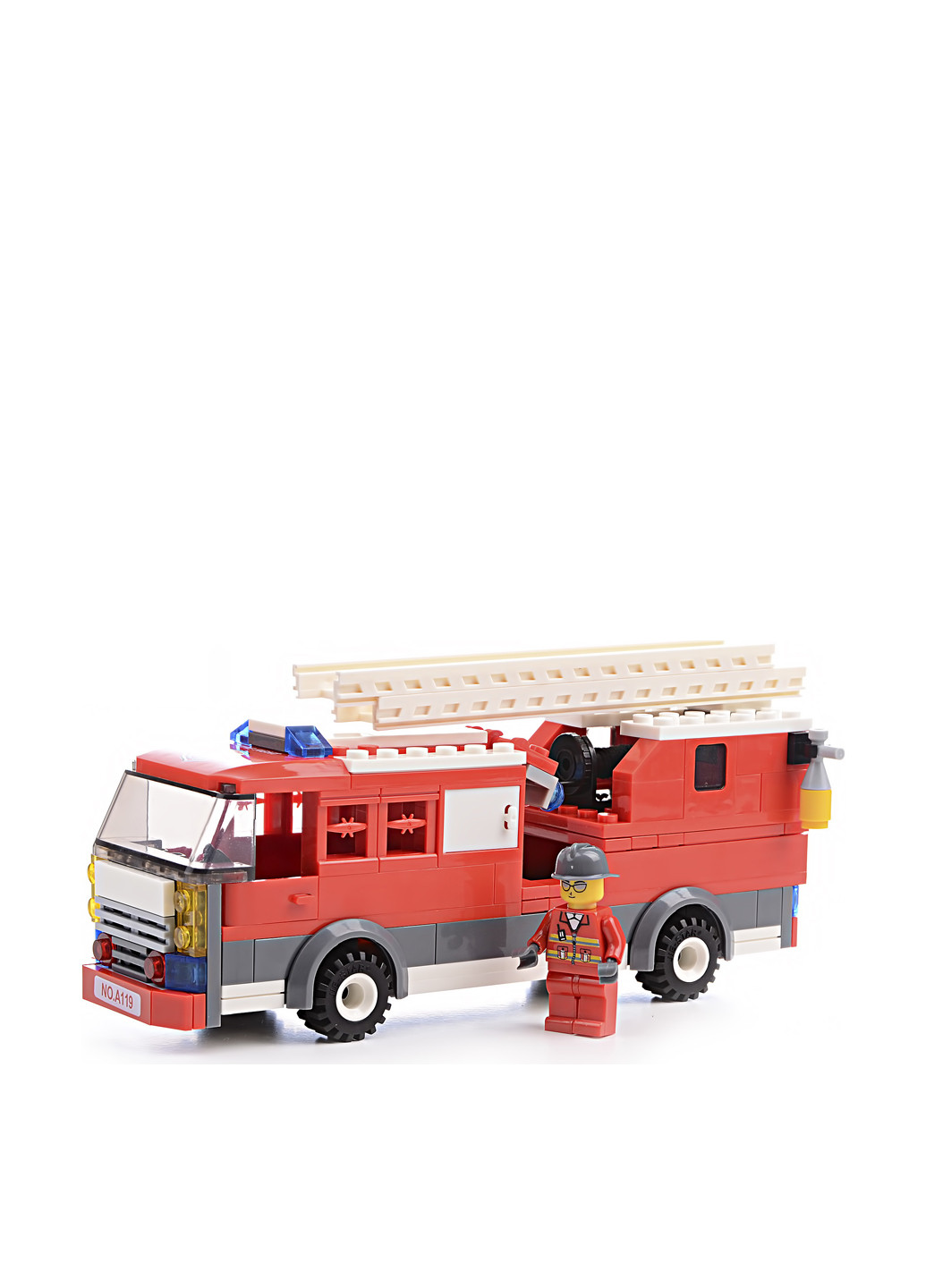 Конструктор Пожарная машина, 21х5,5х28,5 см NaNa (138015486)