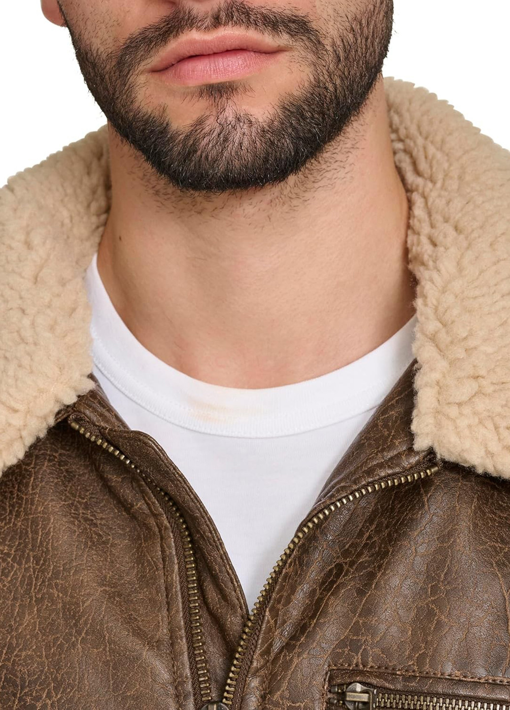 Коричневая демисезонная куртка Levi's